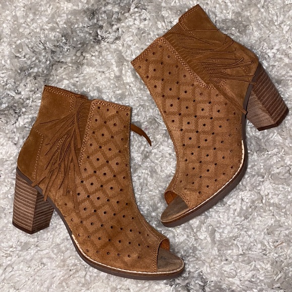 ๐HP๐Toms Open Toe Bootie Never Been Worn - Picture 1 of 8